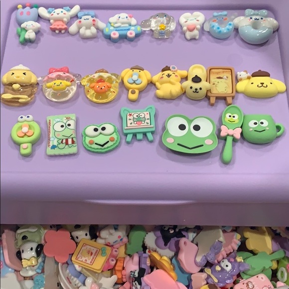 Scoop of 30 Hello Kitty Sanrio Inspired Charms for DIYs - Picture 4 of 10